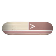 Mauve, Brown, & Green Stripes; Striped Skate Decks