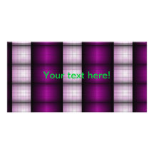 Mauve columns photo card template