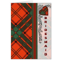 Maxwell Scottish Tartan Greeting Card