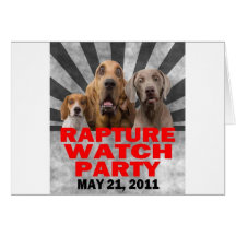 May 21, 2011 Rapture Watch Party Shirt Cards