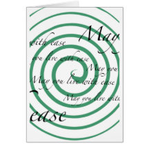 May You Live With Ease Greeting Cards