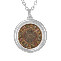Mayan and Aztec Calendar (Multiple Products) Personalized Necklace