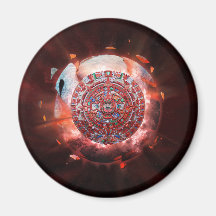 Mayan Armageddon Refrigerator Magnet