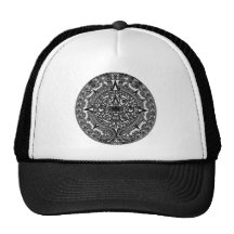 Mayan Aztec Calendar (black) Dec.21, 2012 Trucker Hat