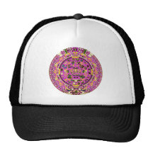 mayan calendar mesh hat