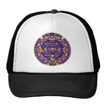 mayan calendar mesh hats