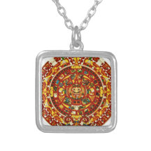 mayan calendar personalized necklace