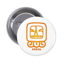 Mayan Calendar Sign - AKBAL Pins