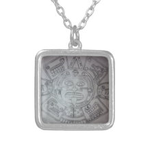 mayan calender custom necklace