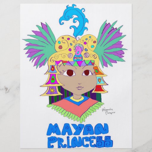 Mayan Princess Custom Flyer