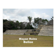 Mayan Ruins, Belise Postcard