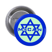 McCain JEWISH Button