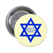 McCain Jewish Star Button