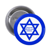 McCain Jewish Star Button