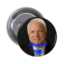 McCain, John McCain 2008 Pinback Button