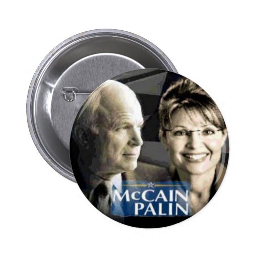 McCain Palin Button