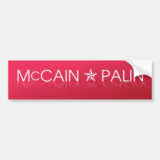 McCain * Palin Republican Bumper Stickers