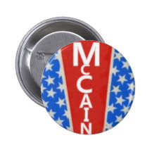 McCain Stars Button