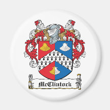 McClintock Family Crest Fridge Magnets
