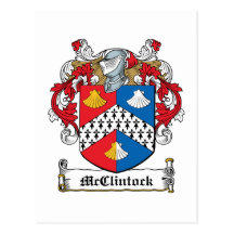 McClintock Family Crest Post Card