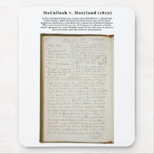 McCulloch v. Maryland, 17 U.S. 316 (1819) Mousepad