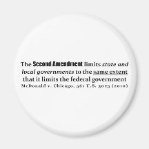McDonald v. Chicago, 561 U.S. 3025 (2010) Fridge Magnets