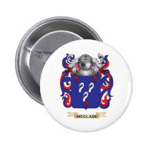 McGlade Coat of Arms (Family Crest) Pinback Buttons