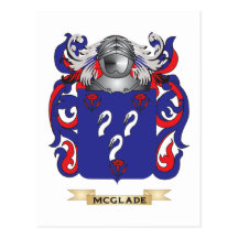 McGlade Coat of Arms (Family Crest) Postcards