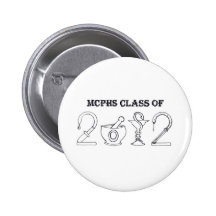 MCPHS Class of 2012 Pinback Buttons