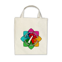 MDS Awareness Matters Petals Canvas Bags