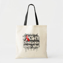 MDS Fight Conquer and Win Canvas Bags