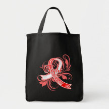 MDS Fight Like a Girl Flourish Canvas Bag