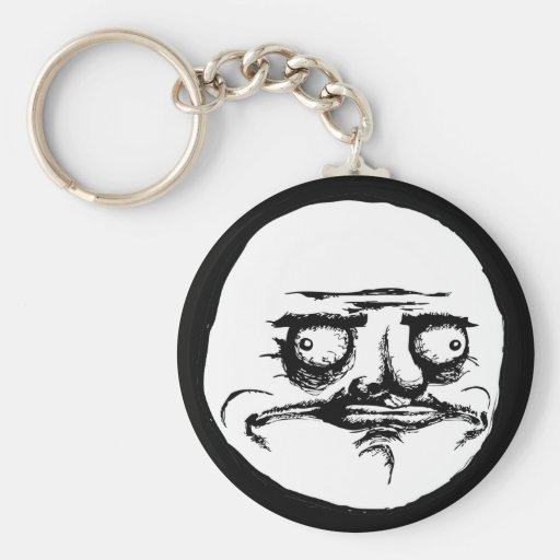 Me Gusta Face Keychain