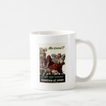 Me Travel Not This Summer Vacation At Home Mug