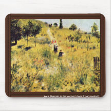 Meadow By Pierre-Auguste Renoir (Best Quality) Mouse Pad