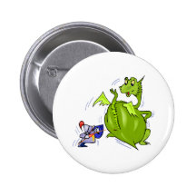 Mean Dragon Poked by Knight Pins