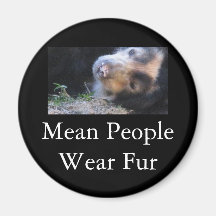 Mean People Wear Fur Magnets