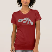 Measuring spoons heart cooking baking t-shirt
