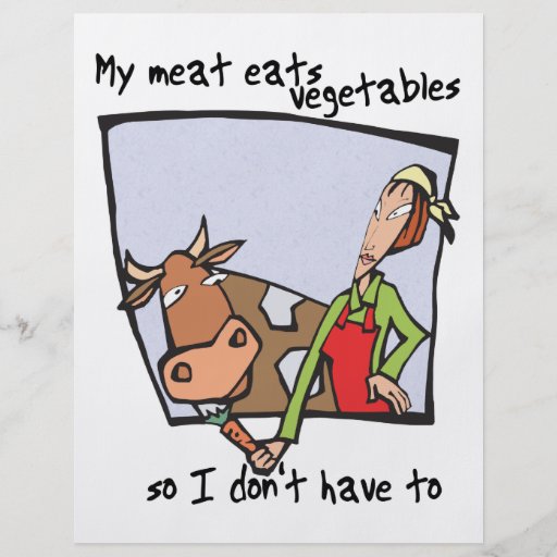 Meat Eating Vegetables Flyer
