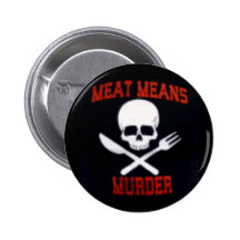 Meat is murder pin