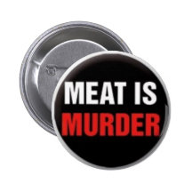 Meat is murder pin