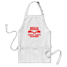 Meat is Murder. Tasty, Tasty Murder Aprons