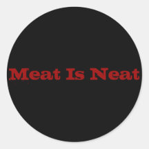 Meat Is Neat Sticker
