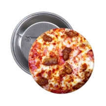 Meat Pizza Pinback Buttons