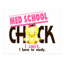 Med School Chick 1 Postcards