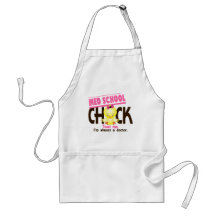 Med School Chick 3 Apron