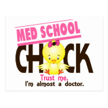 Med School Chick 3 Postcards
