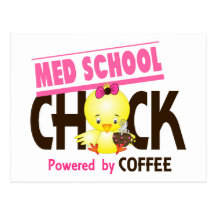 Med School Chick 4 Post Cards