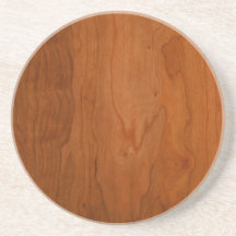 Med Wood Grain Drink Coaster