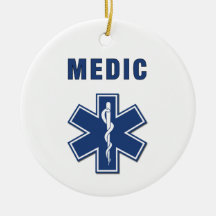 Medic Star of Life Ornaments